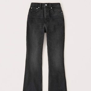 Abercrombie & Fitch High Rise Wide Leg Denim Jeans